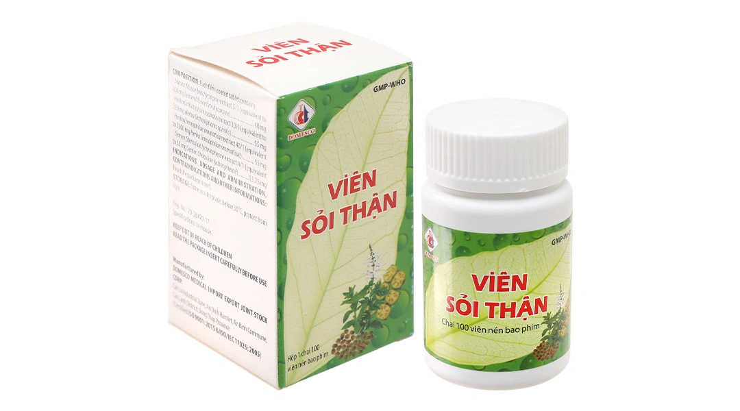 Viên Sỏi Thận phòng và trị sỏi thận lọ 100 viên - 