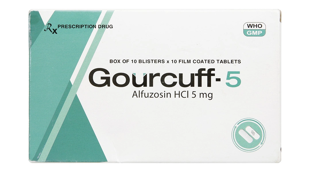Gourcuff-5 trị triệu chứng phì đại u tuyến tiền liệt lành tính (10 vỉ x 10 viên) - 1