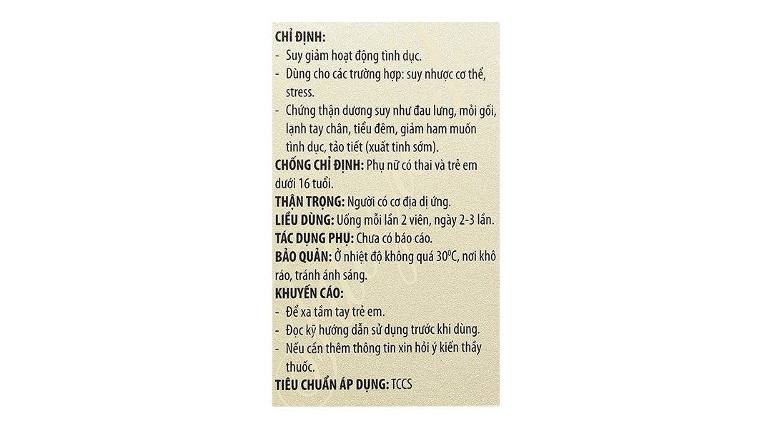 Fitôgra-f điều trị suy giảm hoạt động tình dục, suy nhược cơ thể chai 40 viên - 5