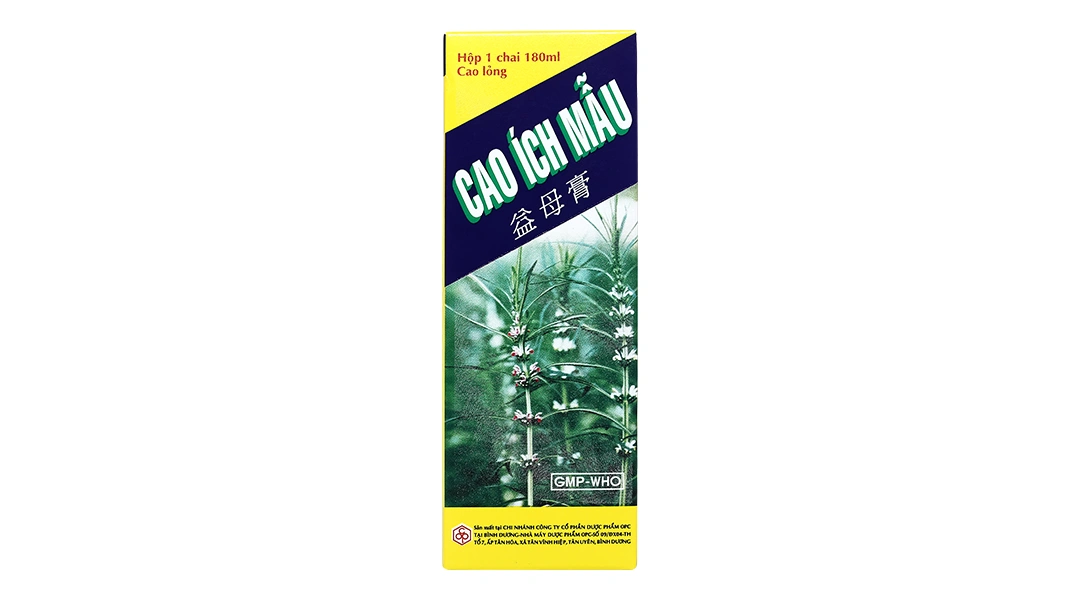 Cao lỏng Cao Ích Mẫu trị kinh nguyệt không đều, đau bụng kinh chai 180ml - 1