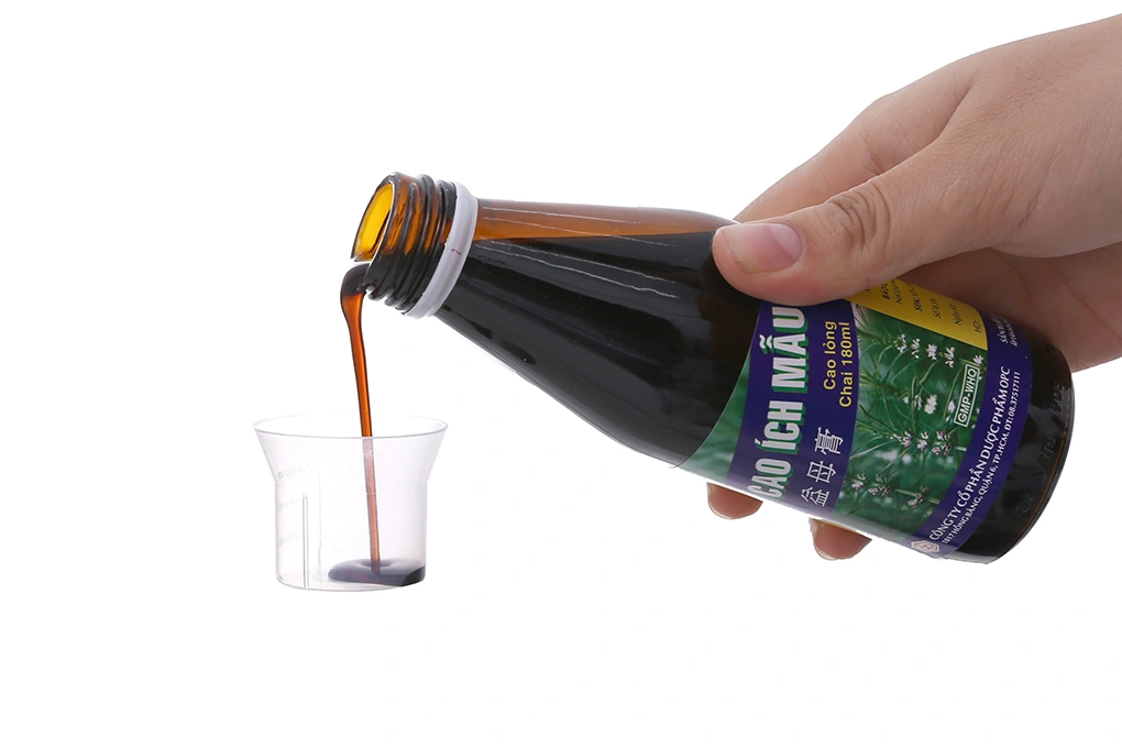 Cao lỏng Cao Ích Mẫu trị kinh nguyệt không đều, đau bụng kinh chai 180ml - 4