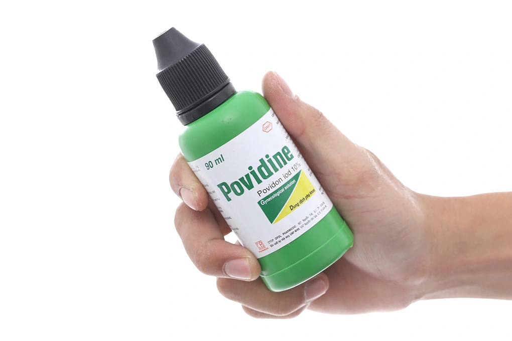 Dung dịch phụ khoa Povidine 10% sát trùng viêm âm đạo, âm hộ chai 90ml - 4