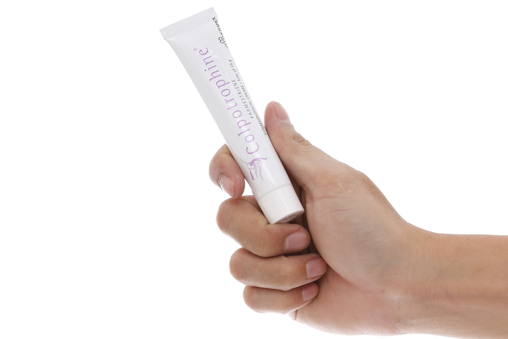 Kem bôi dùng trong phụ khoa Colpotrophine trị viêm teo âm đạo tuýp 15g - 2