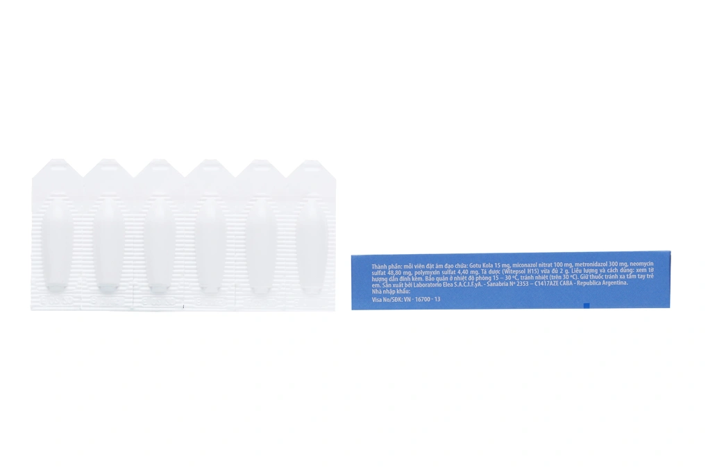 Viên đặt âm đạo Ovumix trị viêm cổ tử cung, viêm âm đạo (1 vỉ x 6 viên) - 2