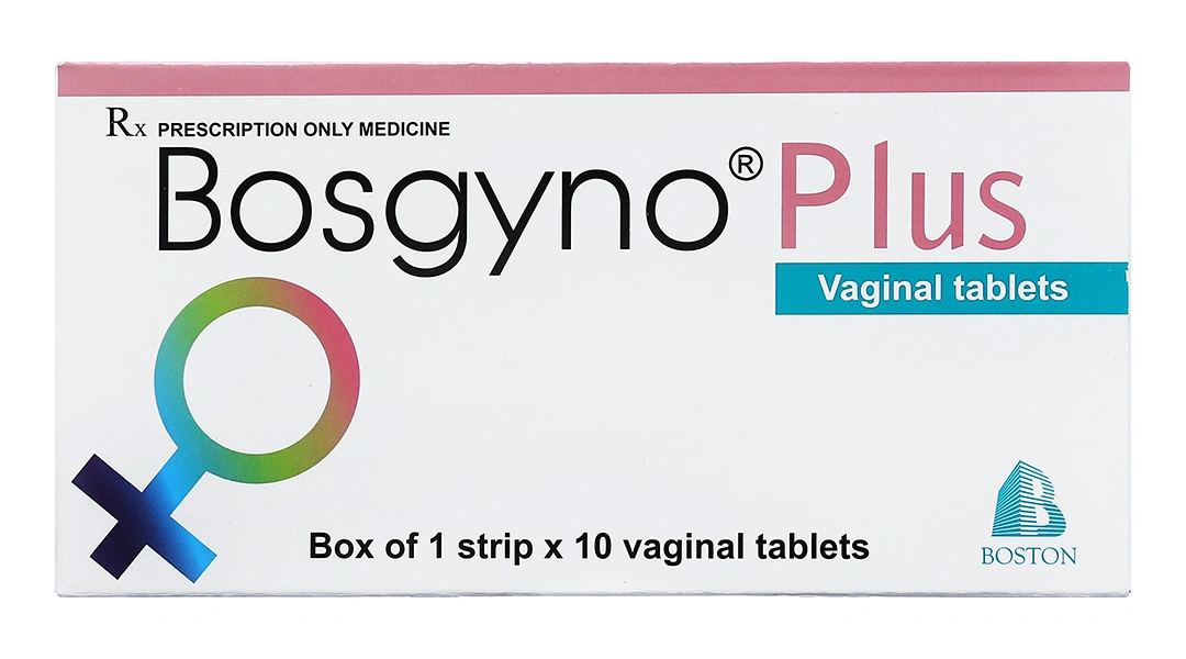 Viên đặt âm đạo Bosgyno Plus trị viêm âm đạo (1 vỉ x 10 viên) - 2