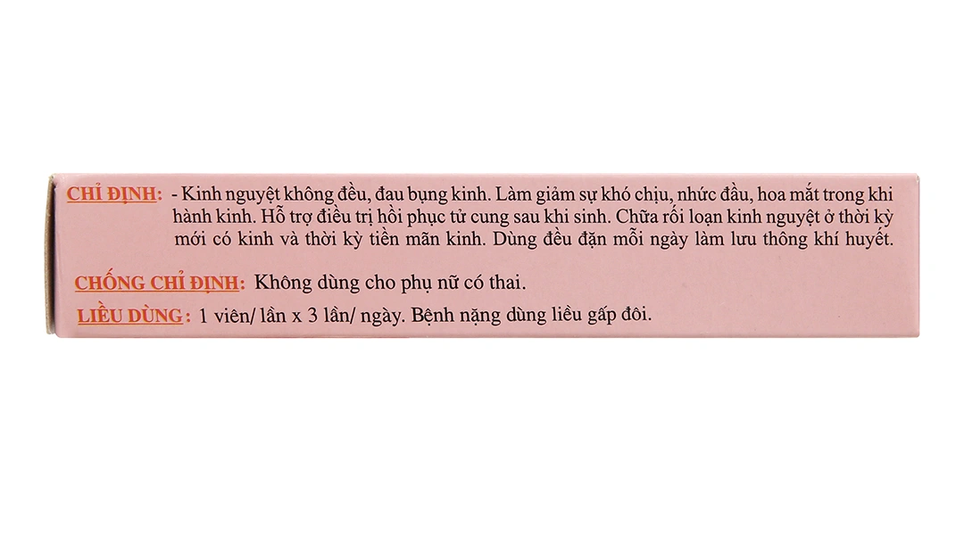 Ích Mẫu Traphaco trị kinh nguyệt không đều, đau bụng kinh (2 vỉ x 10 viên) - 2