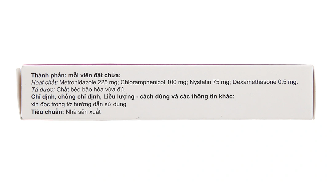 Thuốc đặt Canvey trị nhiễm khuẩn hỗn hợp tại âm đạo, viêm âm đạo (2 vỉ x 5 viên) - 2