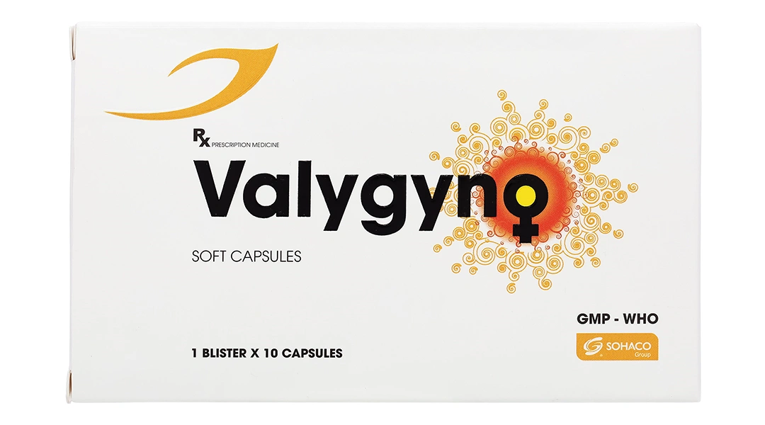Viên đặt Valygyno trị viêm nhiễm phụ khoa (1 vỉ x 10 viên) - 1