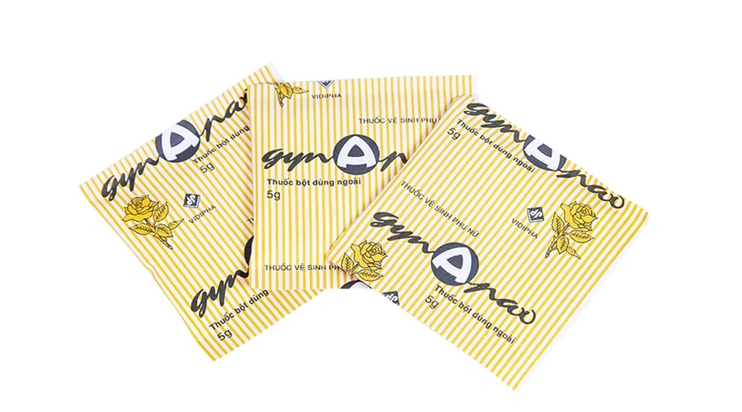 Thuốc bột dùng ngoài Gynapax Vidipha vệ sinh niêm mạc phụ khoa (30 gói x 5g) - 3