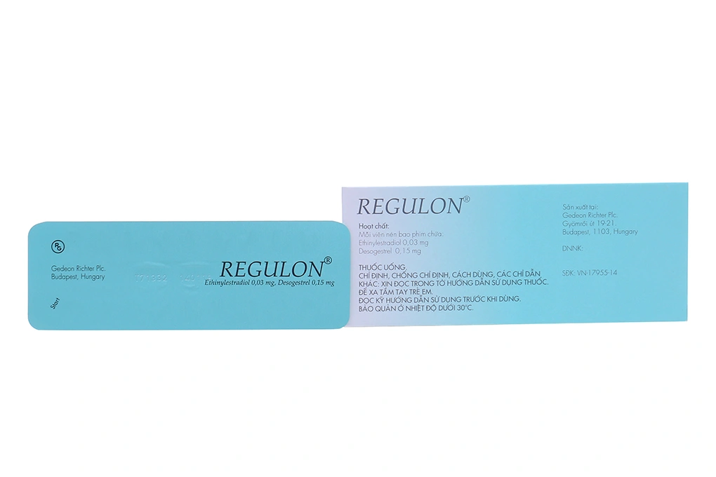 Regulon thuốc tránh thai hằng ngày (1 vỉ x 21 viên) - 1