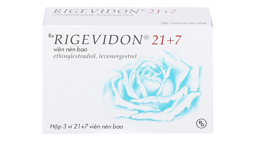 Rigevidon 21+7 thuốc tránh thai hằng ngày (3 vỉ x 28 viên) - 1