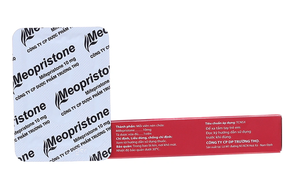 Meopristone thuốc tránh thai khẩn cấp trong vòng 120 giờ (1 vỉ x 1 viên) - 1
