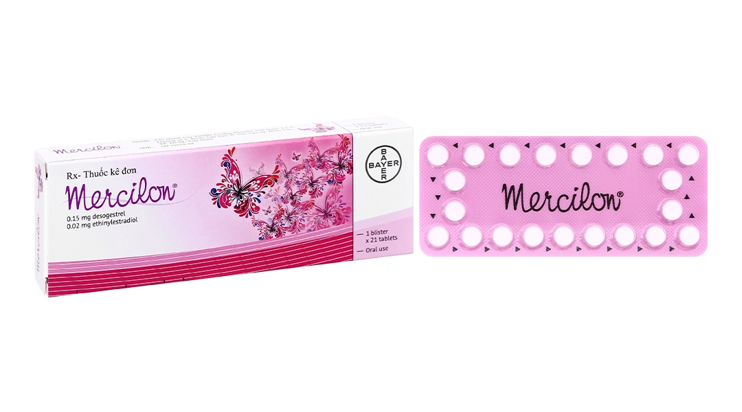 Mercilon thuốc tránh thai hằng ngày (1 vỉ x 21 viên) - 