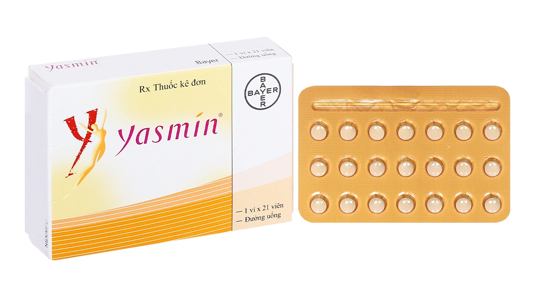 Yasmin thuốc tránh thai hằng ngày (1 vỉ x 21 viên) - 