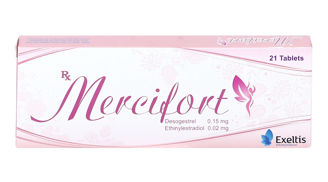 Mercifort thuốc tránh thai hằng ngày (1 vỉ x 21 viên) - 1