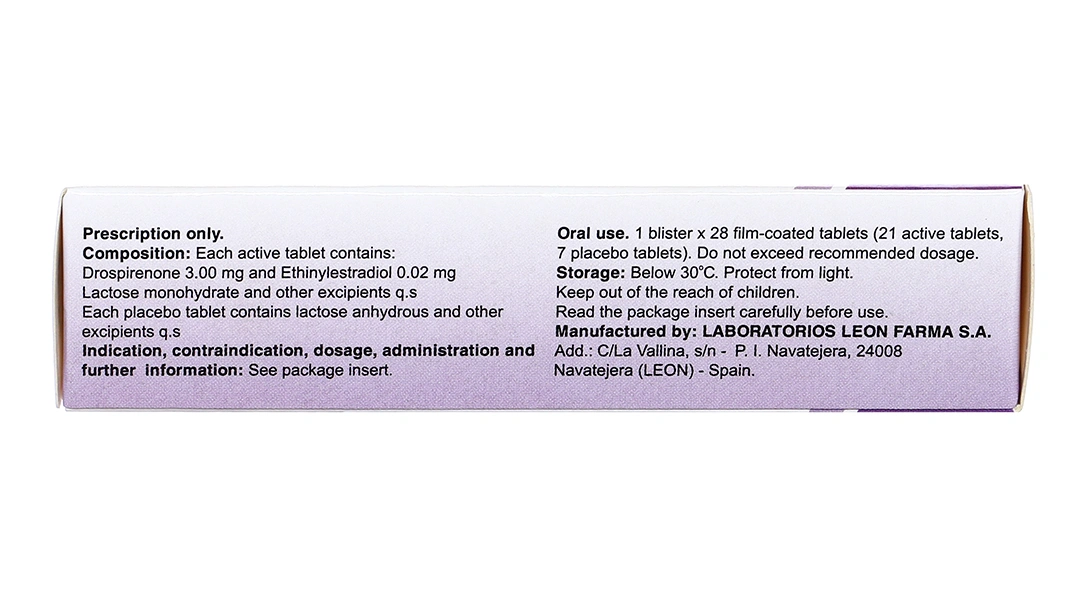 Rosepire 3mg/0.02mg thuốc tránh thai hằng ngày (1 vỉ x 28 viên) - 2