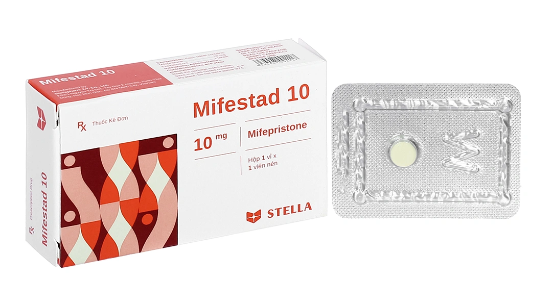Mifestad 10 thuốc tránh thai khẩn cấp trong vòng 120 giờ (1 vỉ x 1 viên) - 