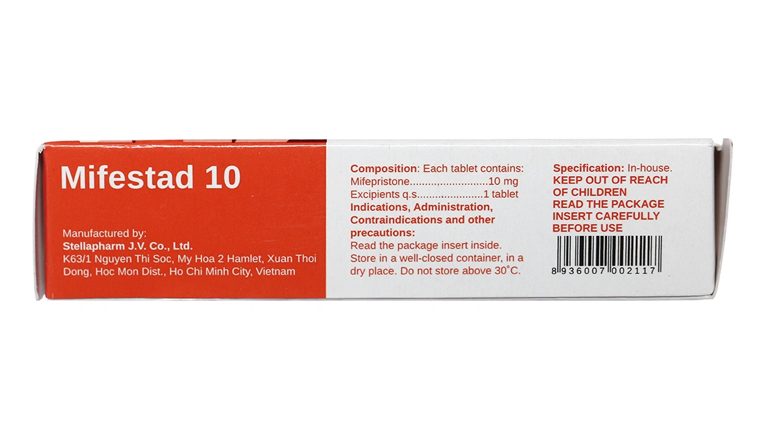 Mifestad 10 thuốc tránh thai khẩn cấp trong vòng 120 giờ (1 vỉ x 1 viên) - 3