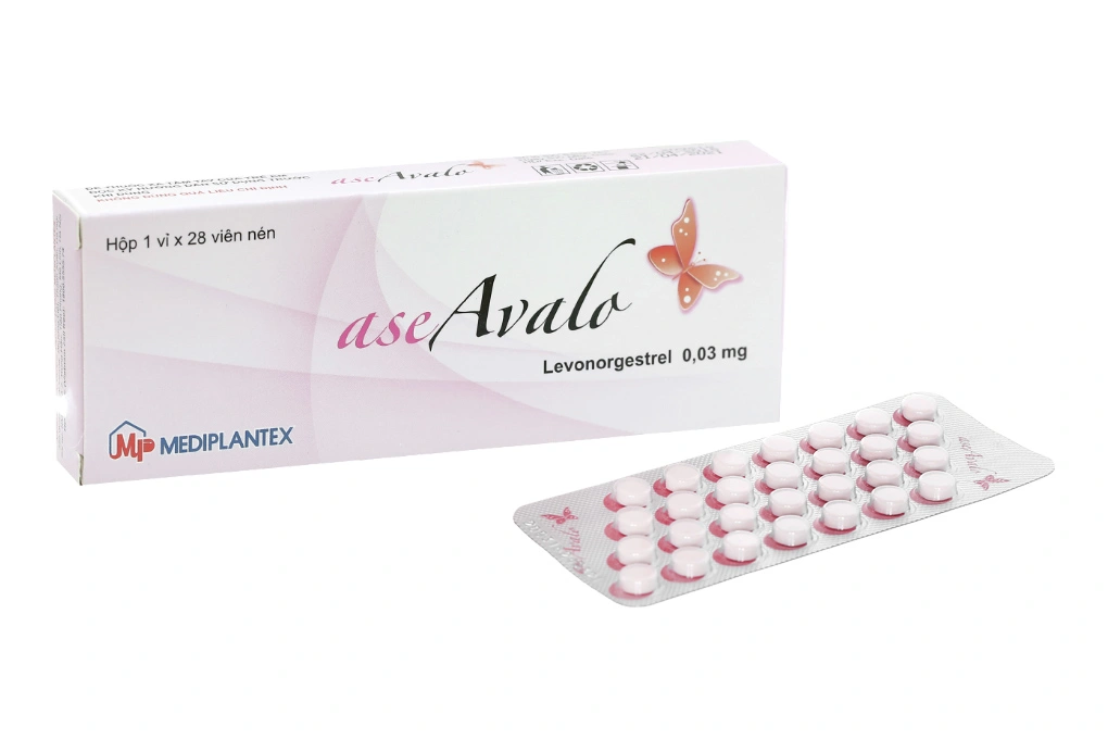 Ase Avalo thuốc tránh thai hằng ngày (1 vỉ x 28 viên) - 