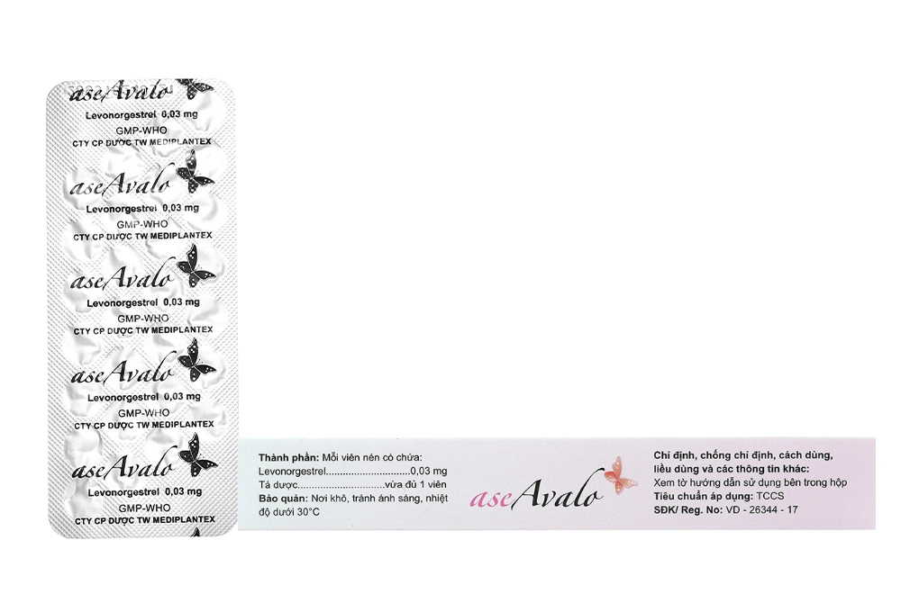 Ase Avalo thuốc tránh thai hằng ngày (1 vỉ x 28 viên) - 2