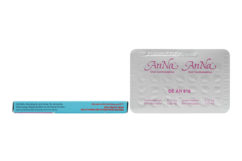 Anna thuốc tránh thai hằng ngày (1 vỉ x 28 viên) - 1
