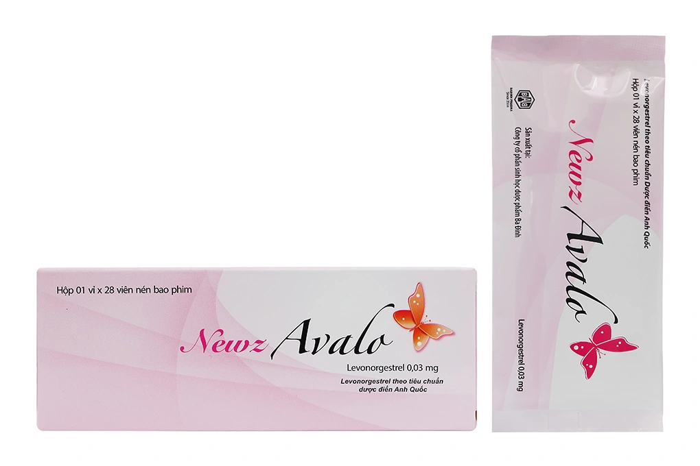 Newz Avalo thuốc tránh thai hằng ngày (1 vỉ x 28 viên) - 