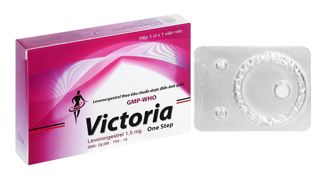 Victoria One Step 1.5mg thuốc tránh thai khẩn cấp trong vòng 72 giờ (1 vỉ x 1 viên) - 8