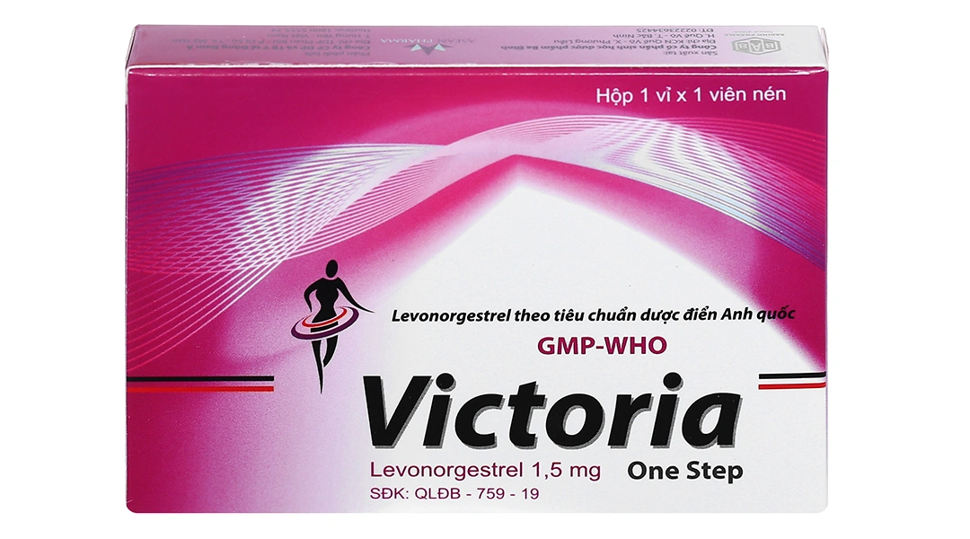 Victoria One Step 1.5mg thuốc tránh thai khẩn cấp trong vòng 72 giờ (1 vỉ x 1 viên) - 9