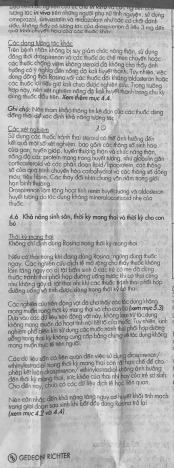 Rosina thuốc tránh thai hằng ngày (1 vỉ x 21 viên) - 5