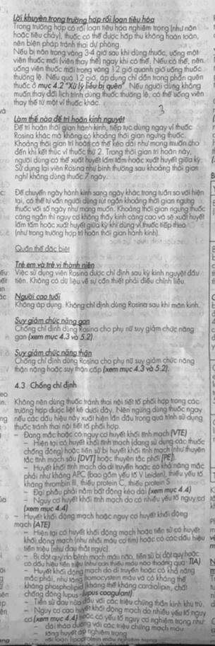 Rosina thuốc tránh thai hằng ngày (1 vỉ x 21 viên) - 13