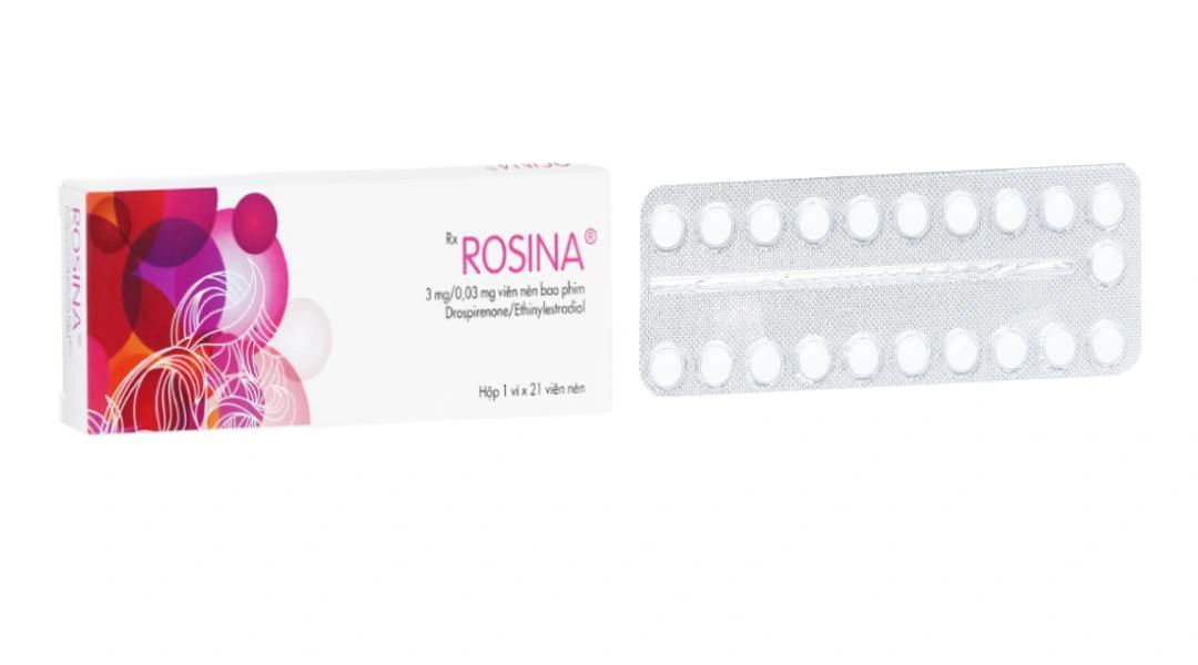 Rosina thuốc tránh thai hằng ngày (1 vỉ x 21 viên) - 