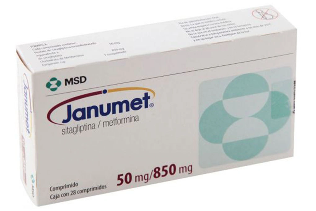 Janumet 50mg/850mg trị đái tháo đường tuýp 2 (4 vỉ x 7 viên) - 