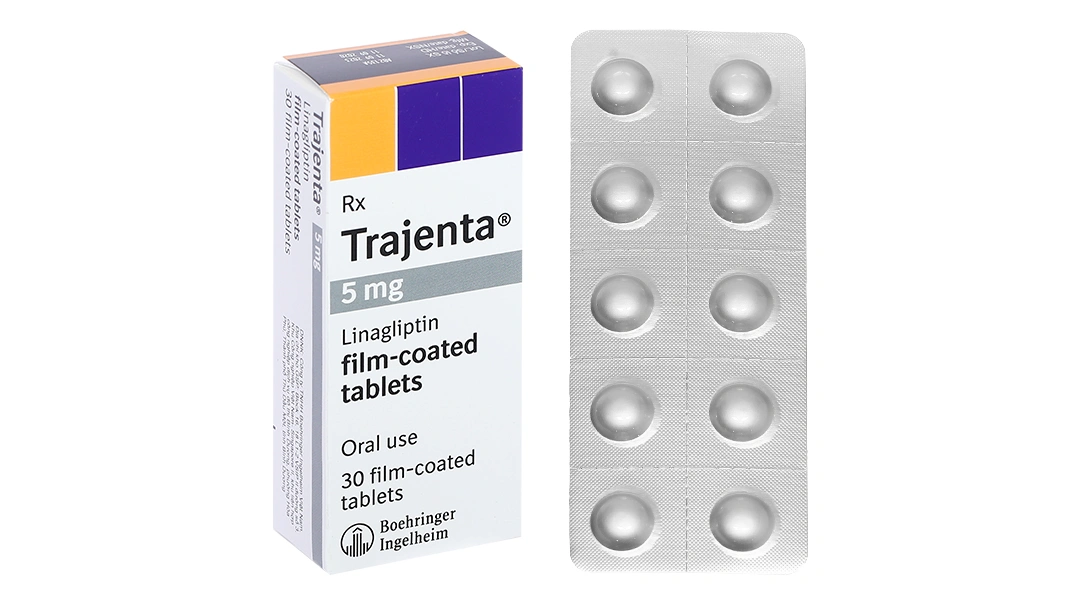 Trajenta 5mg trị đái tháo đường tuýp 2 (3 vỉ x 10 viên) - 