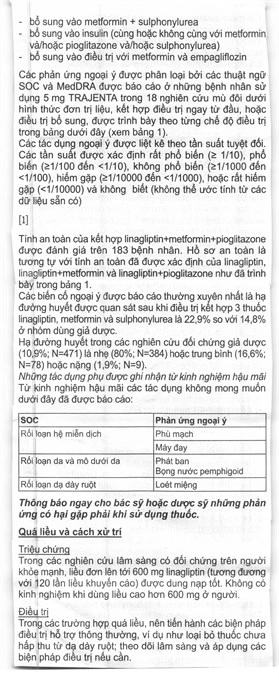 Trajenta 5mg trị đái tháo đường tuýp 2 (3 vỉ x 10 viên) - 13
