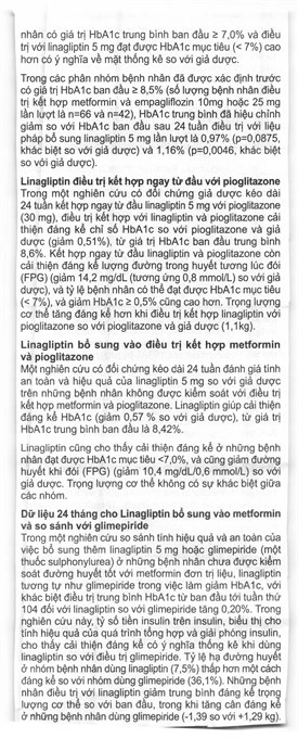Trajenta 5mg trị đái tháo đường tuýp 2 (3 vỉ x 10 viên) - 18