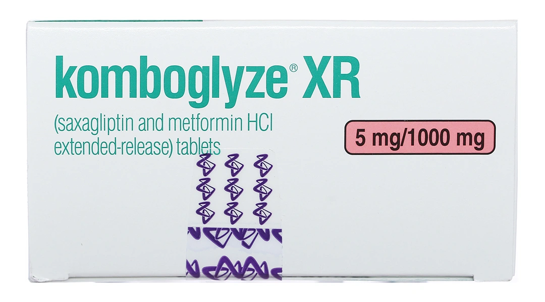Komboglyze XR 5mg/1000mg trị đái tháo đường tuýp 2 (4 vỉ x 7 viên) - 4