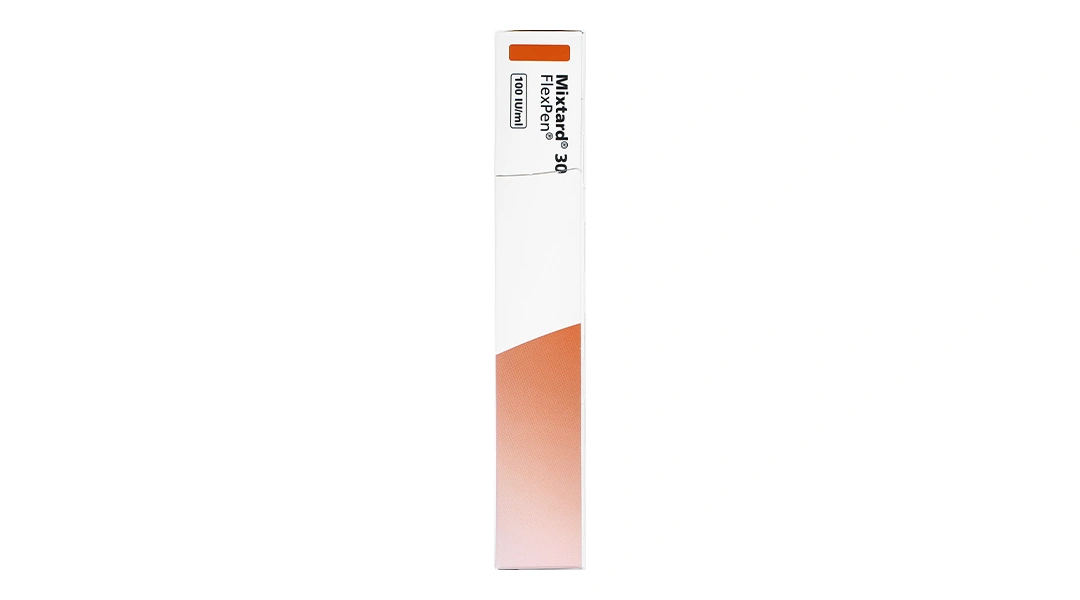 Bút tiêm Mixtard 30 FlexPen 100IU/ml trị đái tháo đường (5 cây x 3ml) - 3