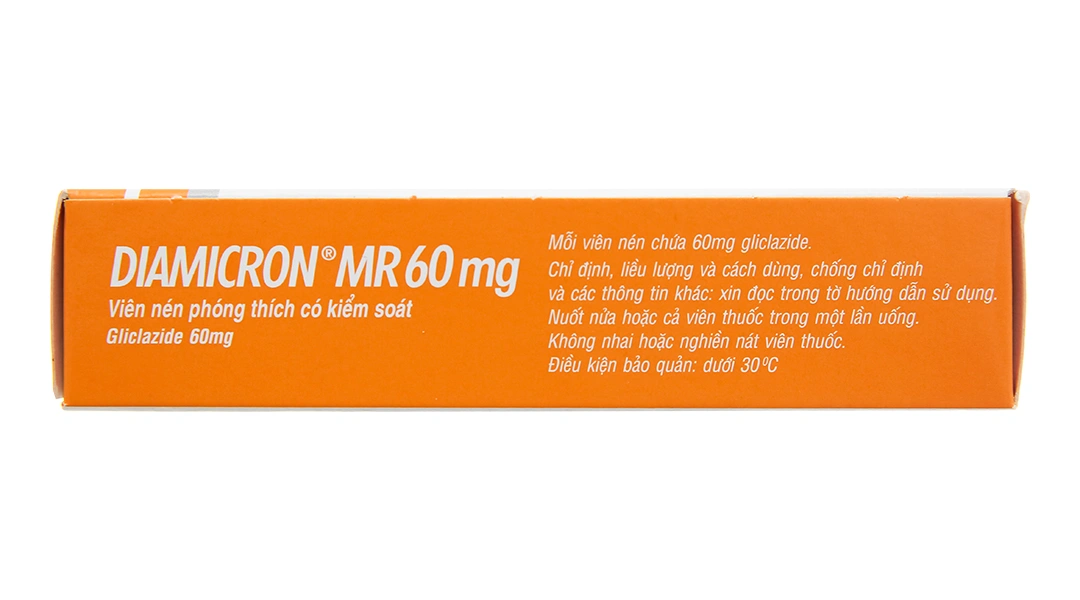 Diamicron MR 60mg trị đái tháo đường tuýp 2 (2 vỉ x 15 viên) - 3
