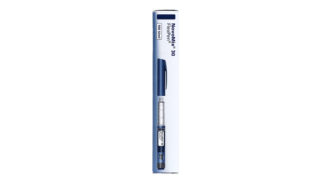 Bút tiêm NovoMix 30 FlexPen 100IU/ml trị đái tháo đường (5 bút tiêm x 3ml) - 3