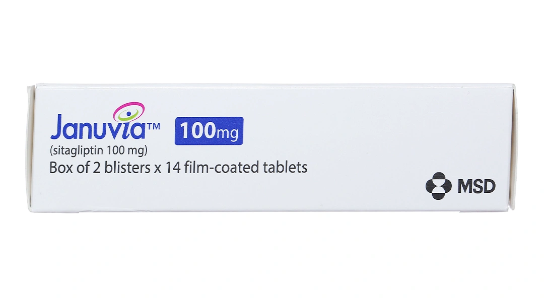 Januvia 100mg trị đái tháo đường (2 vỉ x 14 viên) - 2