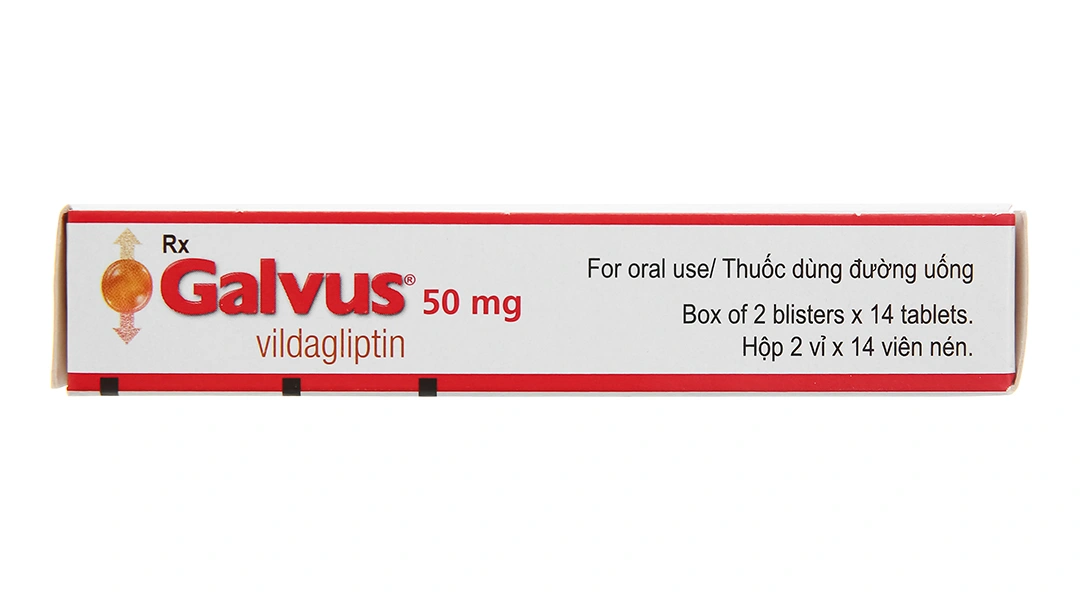 Galvus 50mg trị đái tháo đường tuýp 2 (2 vỉ x 14 viên) - 2