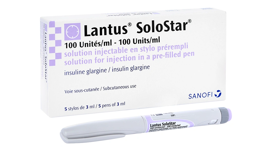 Bút tiêm Lantus SoloStar 100IU/ml trị đái tháo đường (5 cây x 3ml) - 