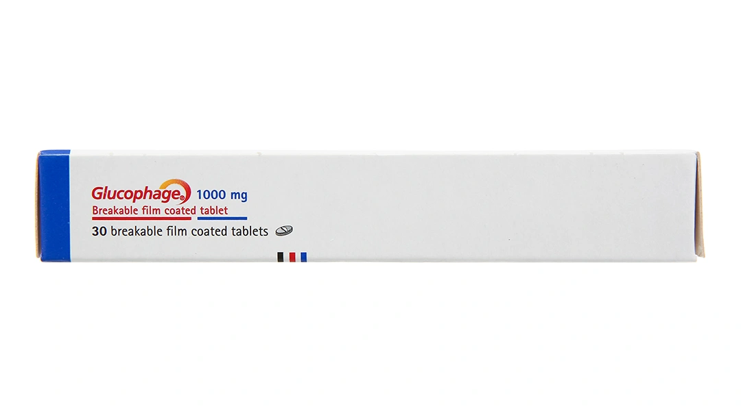 Glucophage 1000mg trị đái tháo đường (2 vỉ x 15 viên) - 2