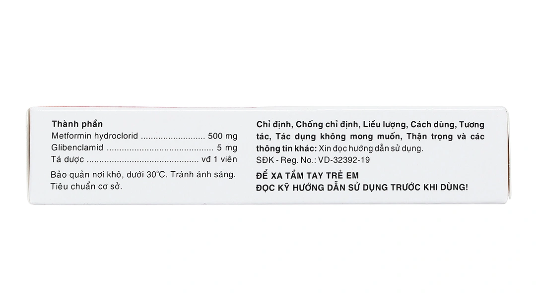 Hasanbest 500/5 trị đái tháo đường tuýp 2 (2 vỉ x 15 viên) - 1