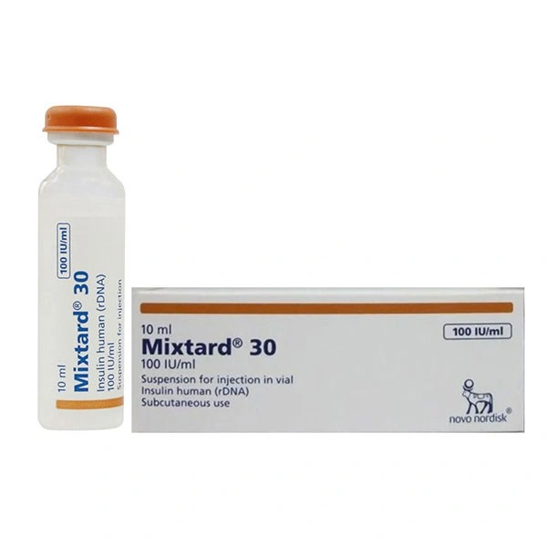 Hỗn dịch tiêm Mixtard 30 100IU/ml trị đái tháo đường
