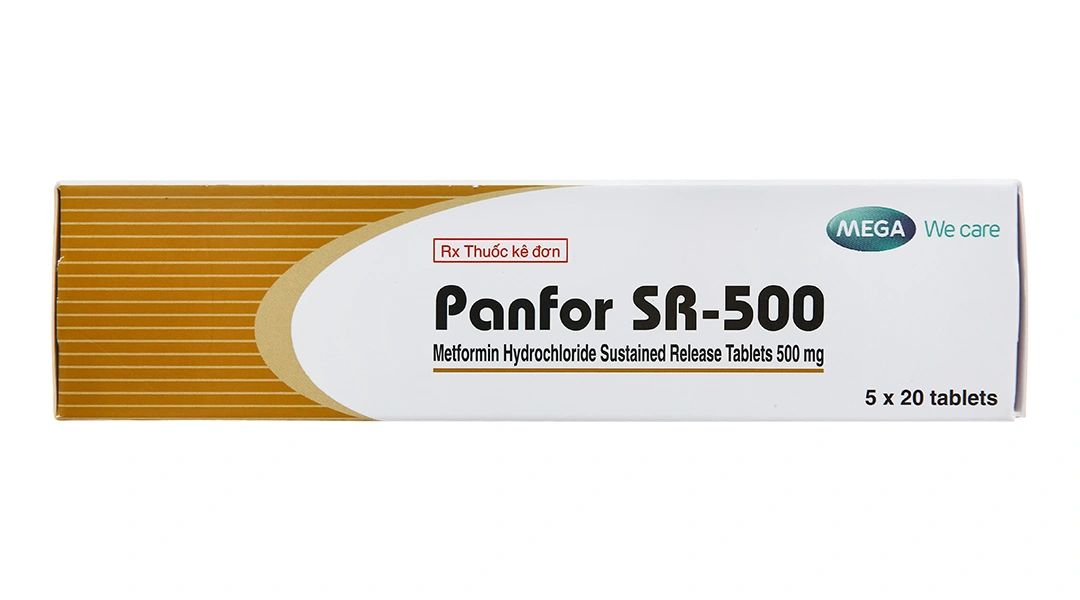 Panfor SR-500 trị đái tháo đường (5 vỉ x 20 viên) - 4