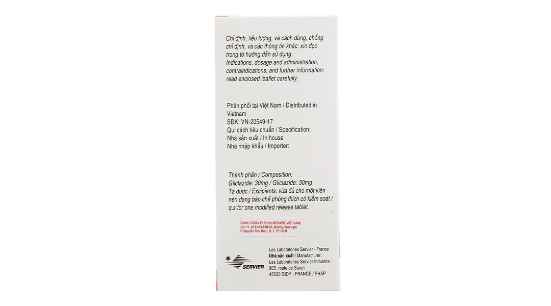 Diamicron MR 30mg trị đái tháo đường tuýp 2 (2 vỉ x 30 viên) - 2