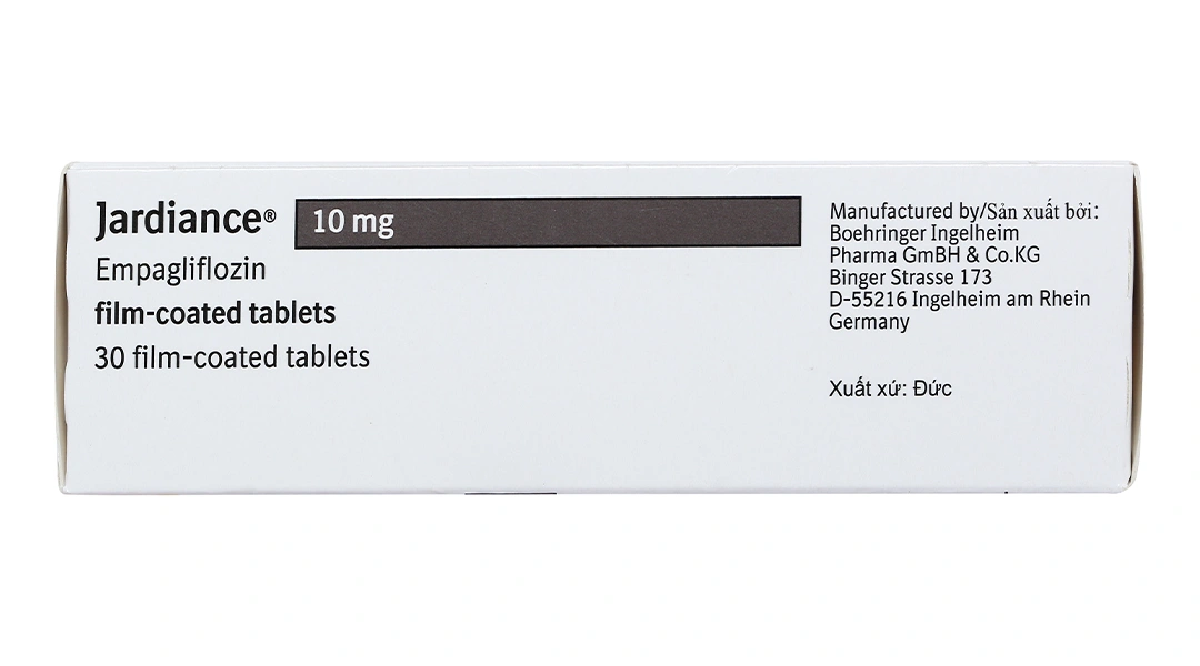 Jardiance 10mg trị đái tháo đường tuýp 2, suy tim, bệnh thận mạn tính (3 vỉ x 10 viên) - 4