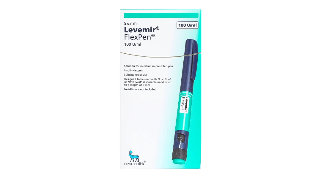 Bút tiêm Levemir FlexPen 100U/ml trị đái tháo đường (5 cây x 3ml) - 1