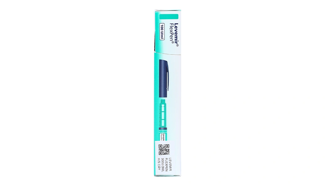 Bút tiêm Levemir FlexPen 100U/ml trị đái tháo đường (5 cây x 3ml) - 4